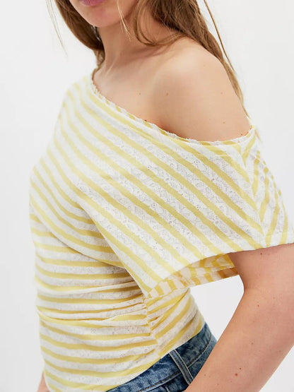 FREE PEOPLE Ellie Off-Shoulder Top