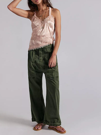 FREE PEOPLE Clover Dropped Harem Trousers