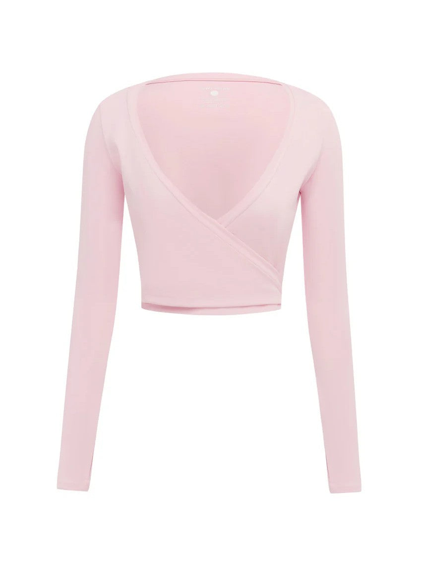 RUNAWAY THE LABEL Torie Ballet Wrap Top