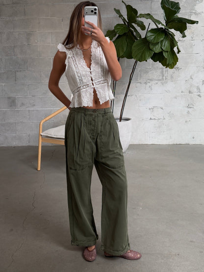 FREE PEOPLE Clover Dropped Harem Trousers