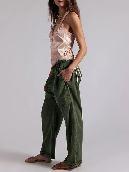 FREE PEOPLE Clover Dropped Harem Trousers