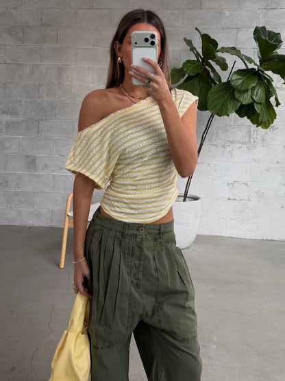 FREE PEOPLE Ellie Off-Shoulder Top