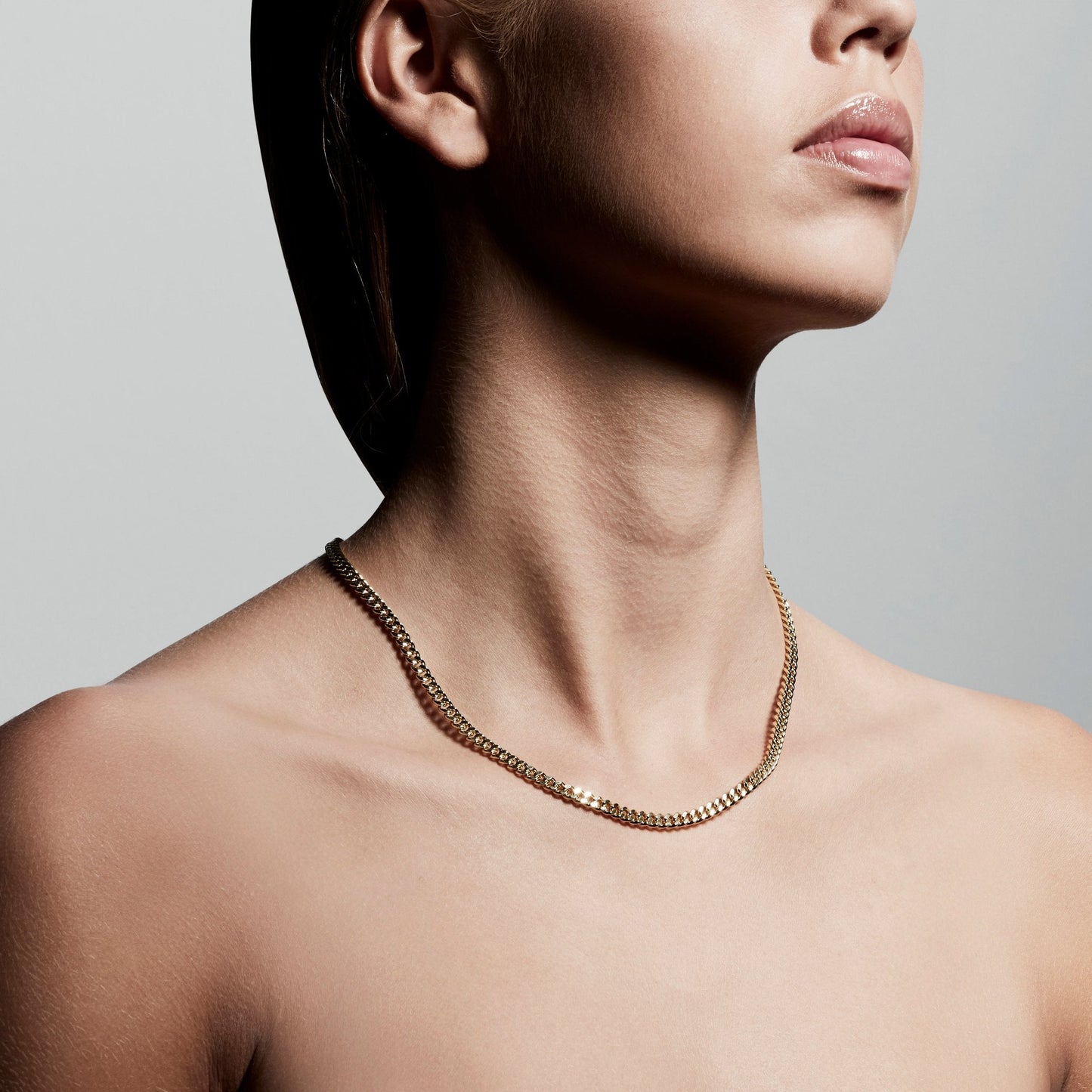 PILGRIM Fuchsia Curb Chain Necklace