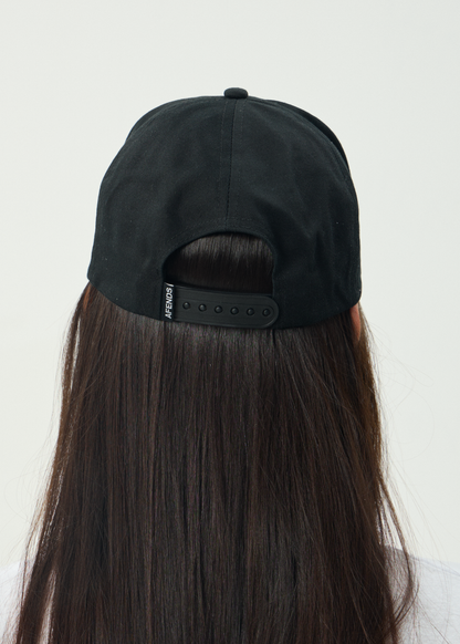 AFENDS Mens Flame On - Five Panel Cap - Black