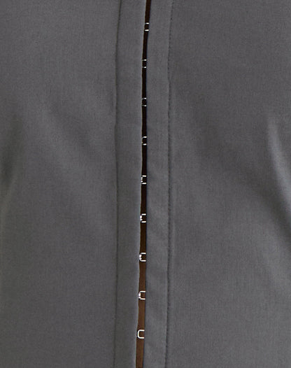 Alika Long Sleeve Top in Tailoring Slate Grey