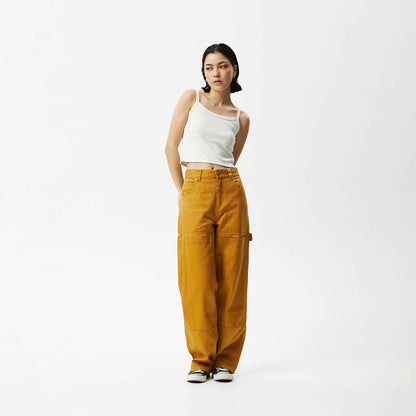 AFENDS Womens Taylor - Rib Singlet - Off White