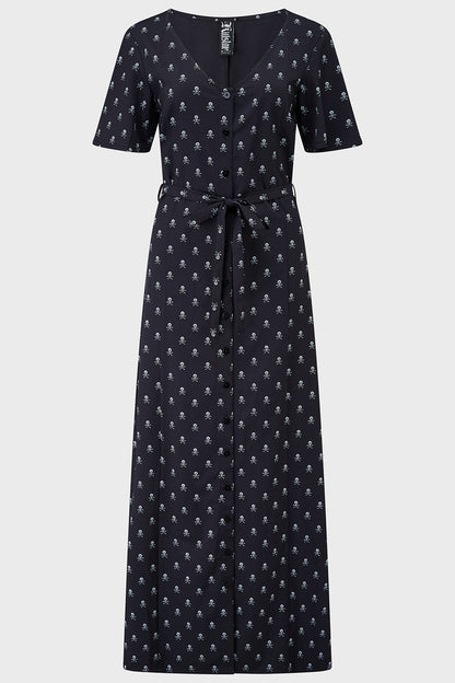 Boneyard Club Short Sleeve Maxi Dress