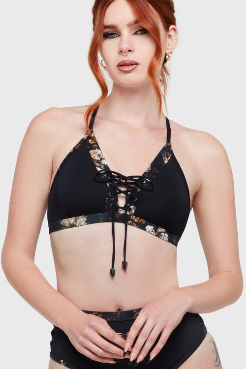 Cinder Root Bikini Top