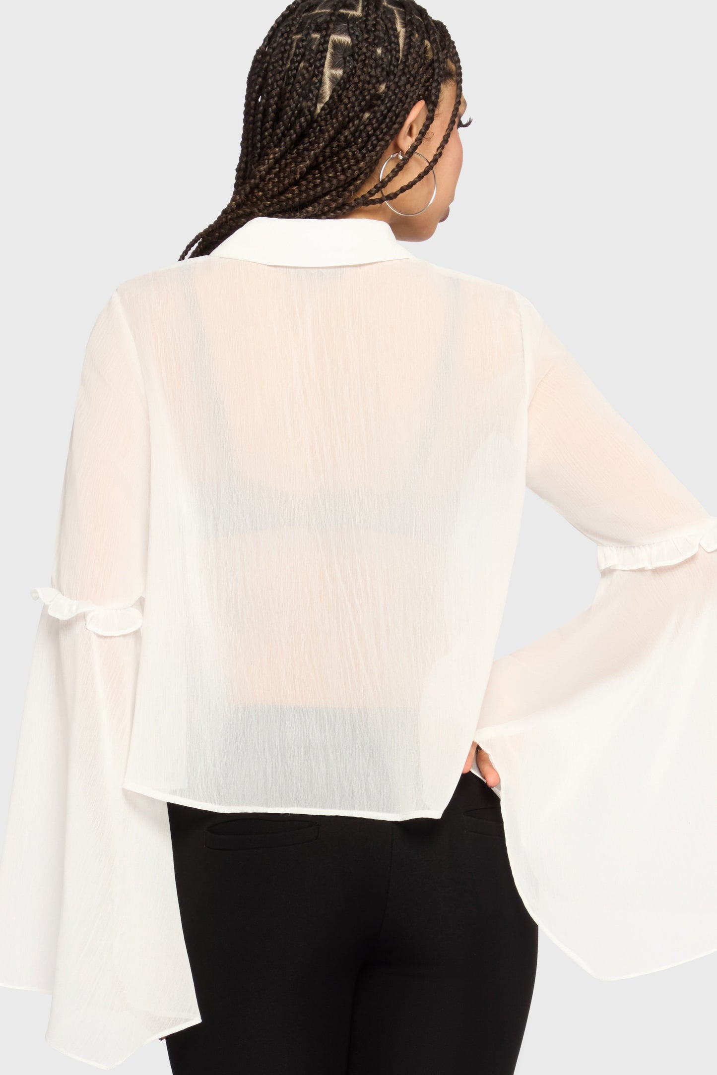 Fawnelle Flared Sleeve Shirt