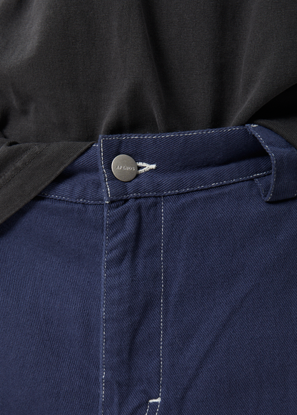 AFENDS Mens Pablo - Baggy Pant - Navy