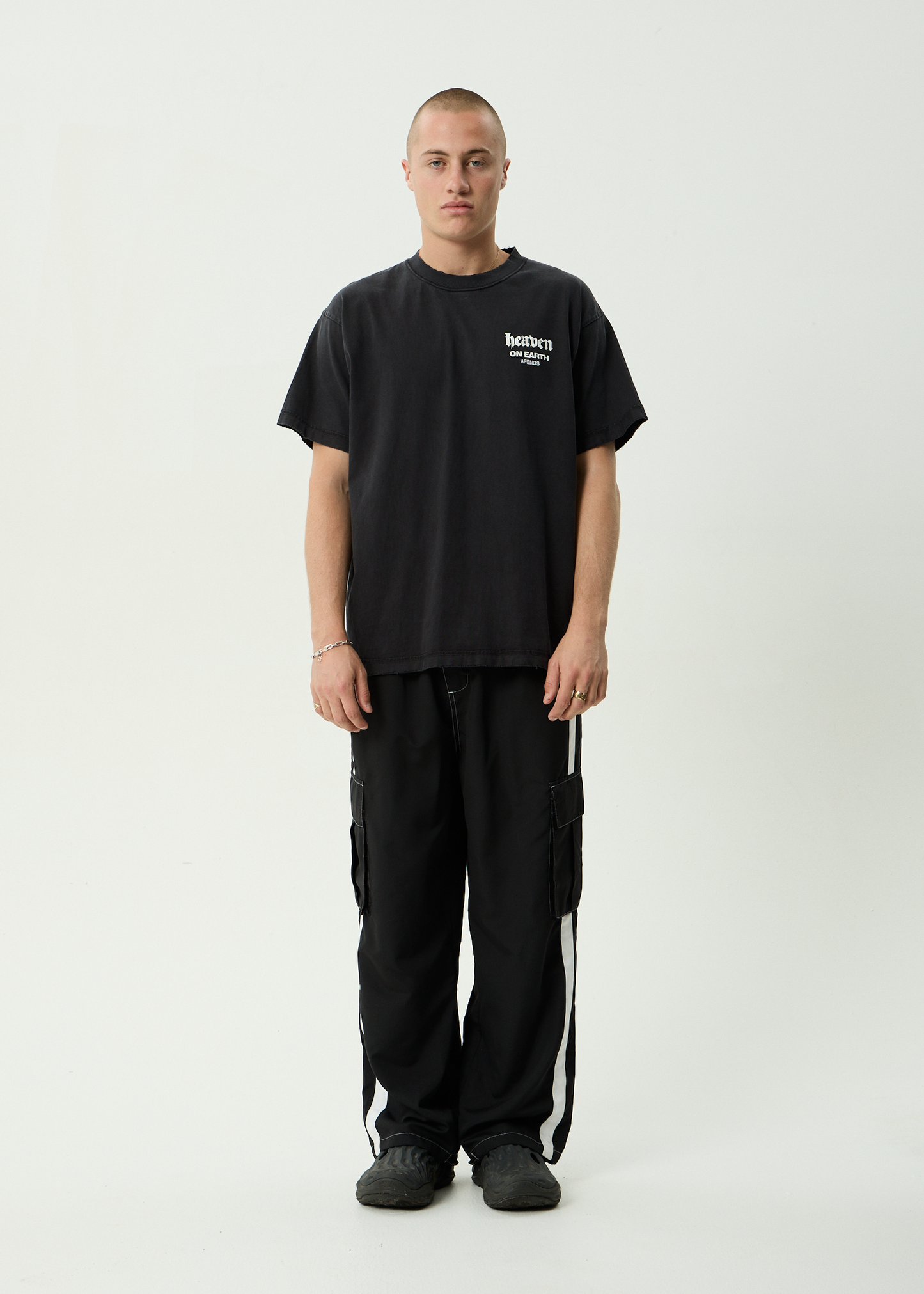 AFENDS Mens House Related - Cargo Pant - Black