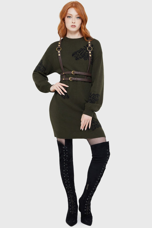 Moth Light Sweater Dress
