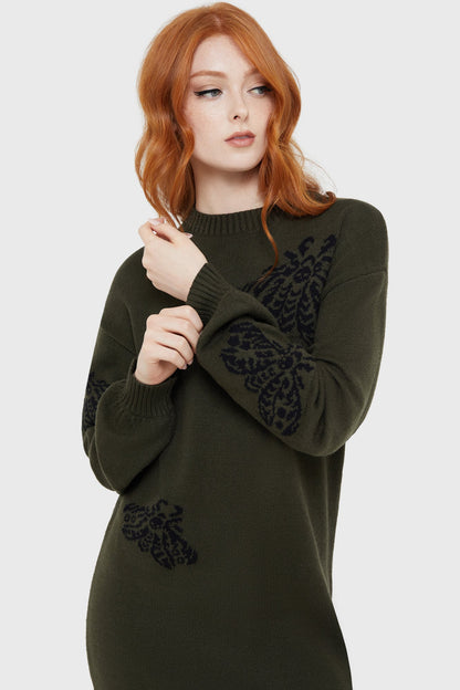 Moth Light Sweater Dress