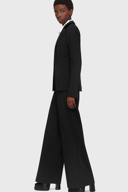Oblivienne Jacket [Black Pinstripe]