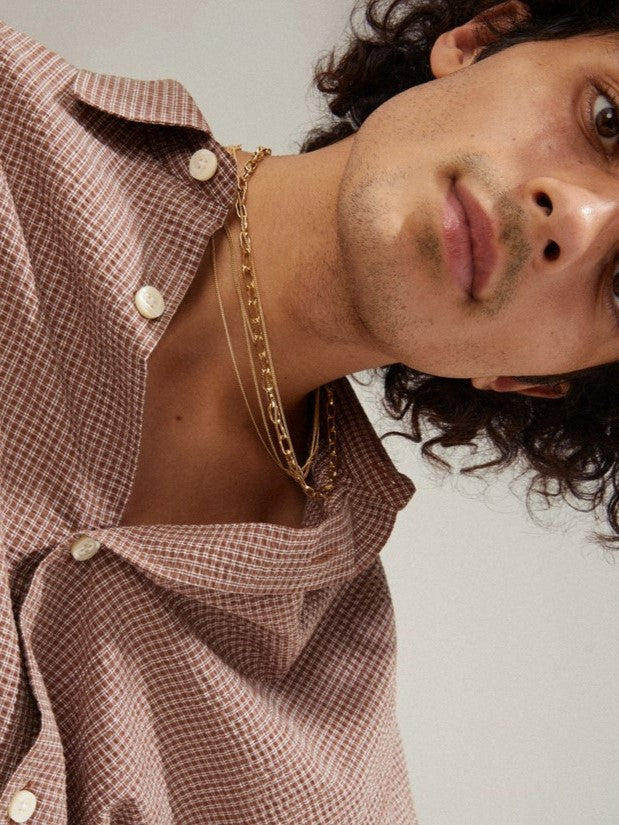 PILGRIM Pause Cable & Curb Chains Necklace