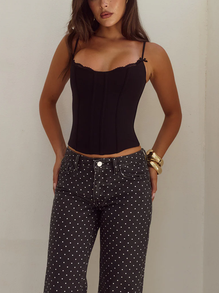 RUNAWAY THE LABEL Valerie Bustier Top