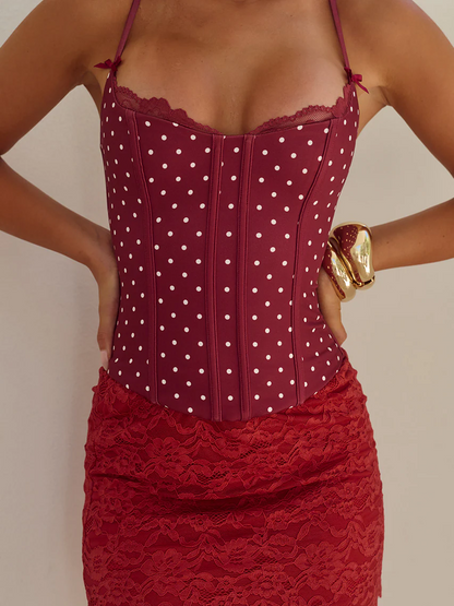 RUNAWAY THE LABEL Valerie Bustier Top