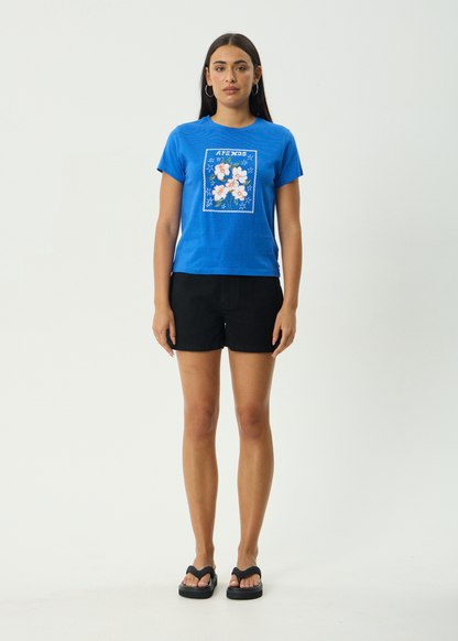 AFENDS Womens Anouk - Regular Tee - Marina