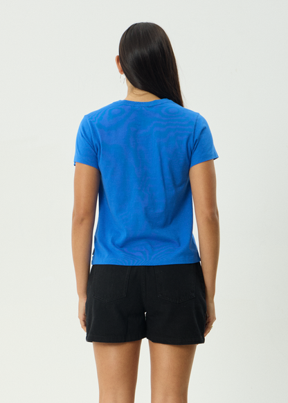 AFENDS Womens Anouk - Regular Tee - Marina