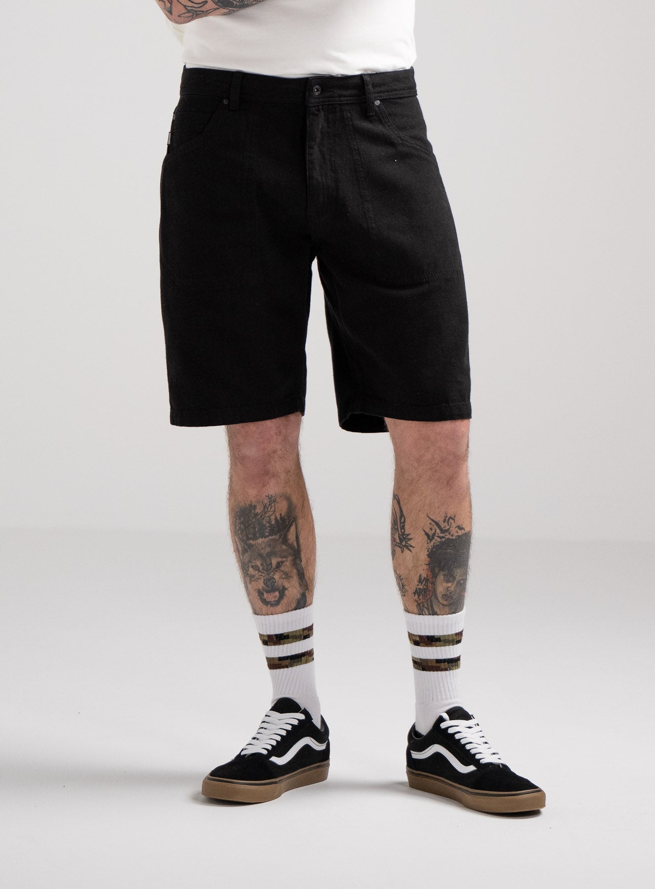 DISSIDENT CANVAS SHORTS