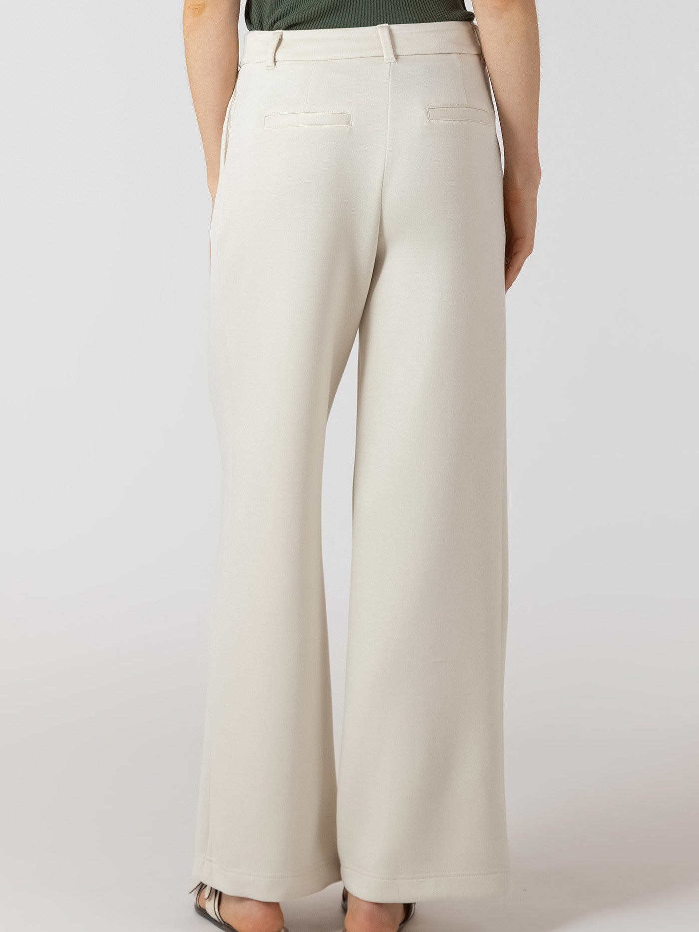 ROOM 34 Wide Leg Knit Trouser